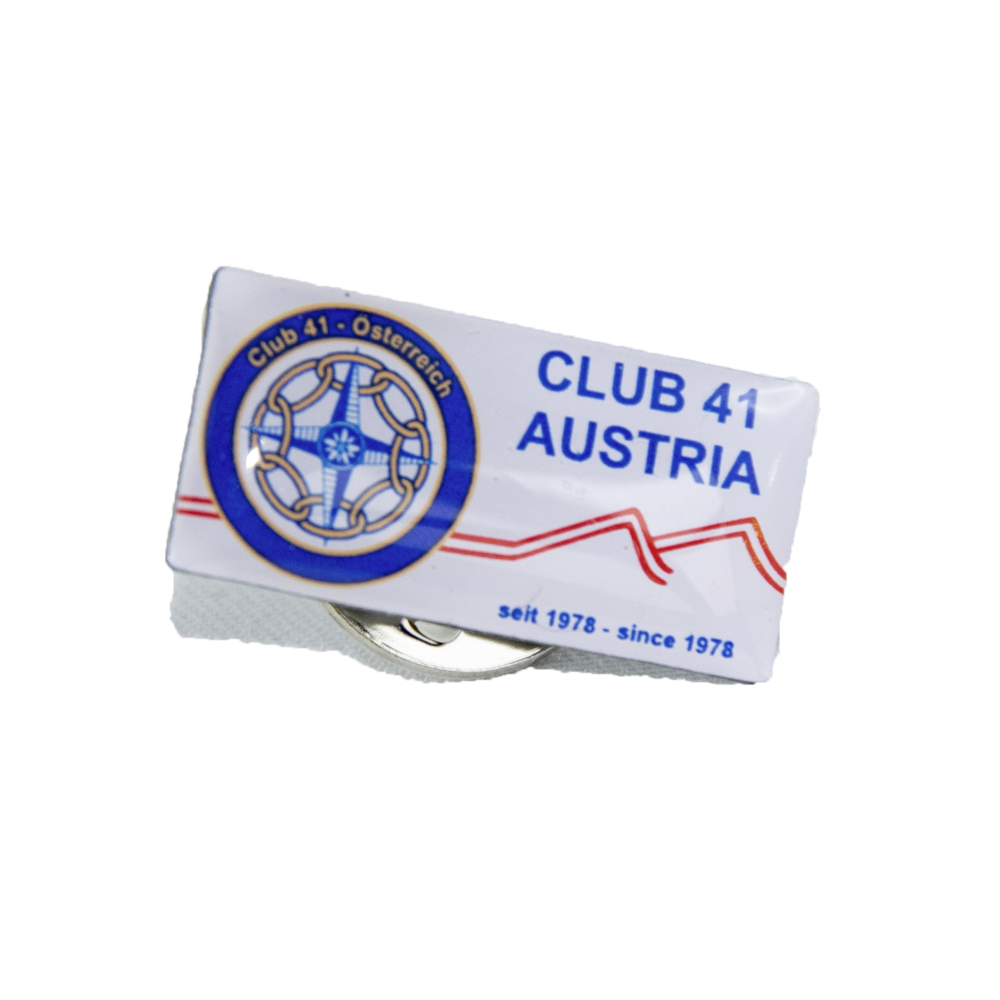 Club41 Austria Pin rechteckig 15mm